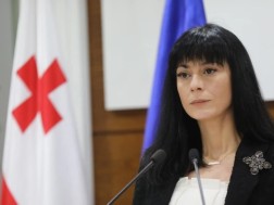Tea Akhvlediani is listening in parliament today