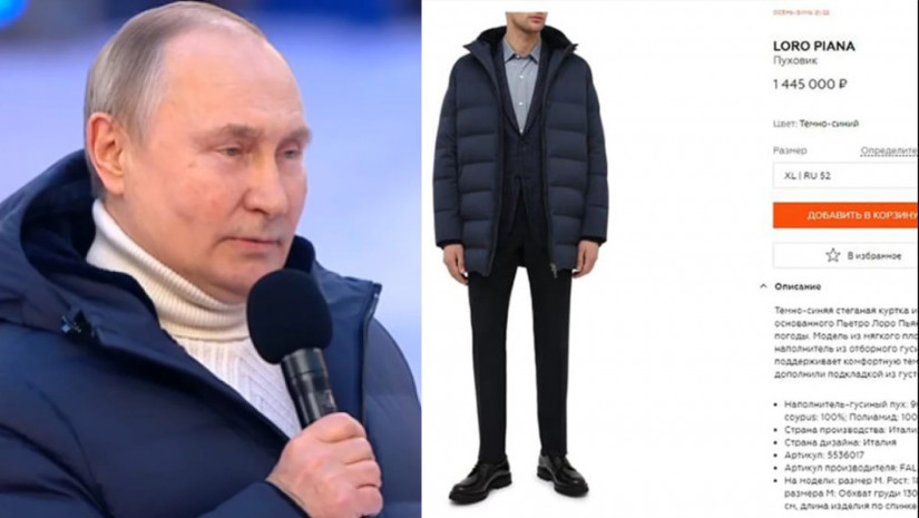 Путин в белом свитере