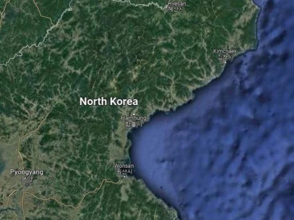 ჩრდილოეთ კორეა რუკაზე