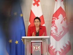 Salome Zurabishvili awarded the journalists