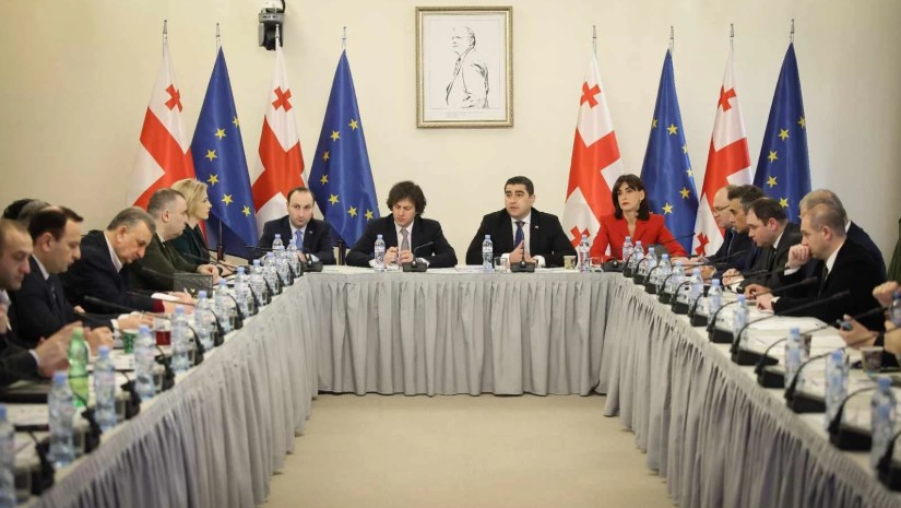 ევროკავშირის 9 რეკომენდაციასთან დაკავშირებით პარლამენტში შეხვედრა მიმდინარეობს