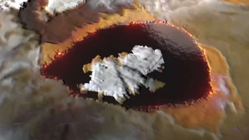 NASA-ს ხომალდმა იუპიტერის ვულკანურ თანამგზავრზე უზარმაზარი ლავის ტბა გადაიღო