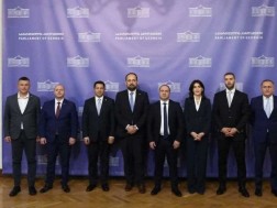 Archil Talakvadze, together with his colleagues, met with the delegation of the Parliament of Montenegro