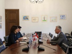 Maka Bochorishvili met with the Extraordinary and Plenipotentiary Ambassador of Croatia in Georgia