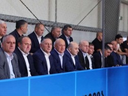 Vakhtang Gomelauri attended the internal judo tournament held at the police academy