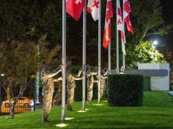 In connection with the 31st anniversary of the fall of Sukhumi, state flags were lowered on all administrative buildings of the Ministry of Defense, as well as on all military bases in the regions of Georgia.