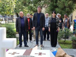 The representatives of the Guria side and the local government, in connection with the 31st anniversary of the fall of Sukhumi, paid tribute to the memory of the fighters who died for the unity of Georgia.