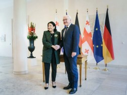 The President of Georgia met with the President of the Federal Republic of Germany