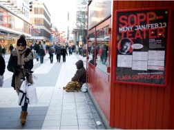 Swedish government plans to ban street begging, vulnerable groups will have to get a permit - Guardian