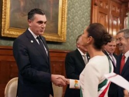 The Georgian delegation attended the inauguration ceremony of the President of Mexico