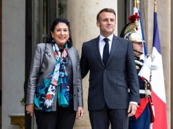 France welcomes the democratic aspirations of the Georgian people and hopes that the October 26 elections will allow Georgia to continue on its European path - Macron