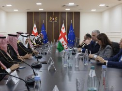 Otar Shamugia met the members of the Saudi Arabian delegation