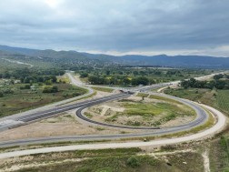 The first 35 km section of the Kakheti 4-lane highway was opened