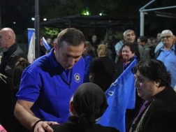 წინასაარჩევნო კამპანიის ფარგლებში, „ქართული ოცნების“ სამგორის დელეგატი ვარლამ ლიპარტელიანი ვარკეთილის მოსახლეობას შეხვდა