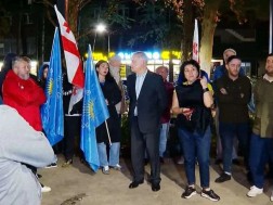 Giorgi Volski met with the people of Digmi massif