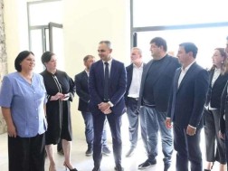 ალექსანდრე წულაძე ოზურგეთის მუნიციპალიტეტის სოფელ დვაბზუს საჯარო სკოლაში ჩატარებულ სარეაბილიტაციო სამუშაოებს გაეცნო