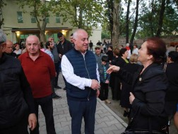 Dimitri Khundadze continues to hold meetings in the Mtskheti municipality within the pre-election campaign of the Georgian Dream - Democratic Georgia party.