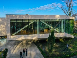 The construction of the youth center and library named after Zviad Gamsakhurdia in Zugdidi has been completed