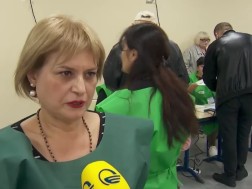 Chairman of the commission of the 57th election precinct of Tbilisi: there was an observer who stood behind the registrars and took photographs of the receipts containing personal information. We indicated that it is not possible to shoot