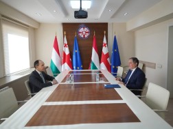 Levan Davitashvili discussed with his Hungarian counterpart the issues of deepening trade and economic relations between the countries