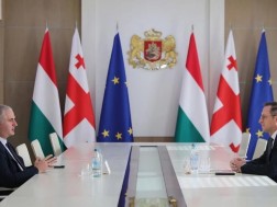 Lasha Khutsishvili met with his Hungarian colleague Mikhai Varga