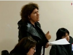 In Telavi, in the 17th District Election Commission, the discussion took place against the background of noise