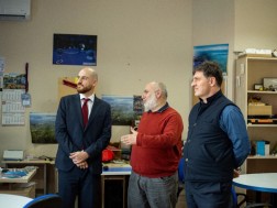 Davit Morgoshia visited the National Center for Professional Development of Teachers