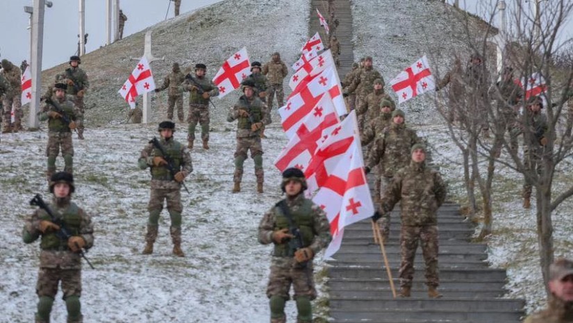 ეროვნული თავდაცვის აკადემიის იუნკერებმა სამხედრო ფიცი დადეს