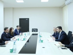 The Chairman of the CEC met with the representatives of the International Republican Institute (IRI).