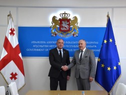 ლევან მგალობლიშვილი ჩეხეთის რესპუბლიკის საგანგებო და სრულუფლებიან ელჩს შეხვდა
