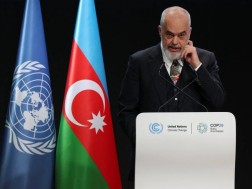 The prime minister of Albania says that world leaders are not listening to each other at the UN climate change summit