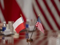 An American anti-missile defense base was opened in Poland