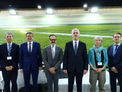 Otar Shamugia hosted the environment protection ministers of Switzerland, South Korea, Liechtenstein, Mexico and Monaco at the Georgian Pavilion in Baku.