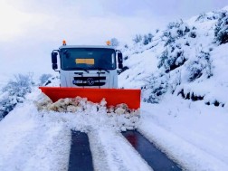 ახალციხის მუნიციპალიტეტის მაღალმთიან სოფლებში გზების გაწმენდითი სამუშაოები  მიმდინარეობს