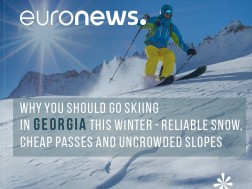 Euronews - smooth snow, cheap service, why should we ride in Georgia this winter