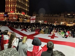 In Batumi, the action is taking place on Europe Square (photos)