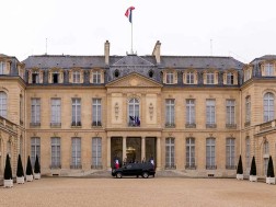 Élysée Palace - while talking to Ivanishvili, Macron condemned violence against demonstrators and journalists, called for a dialogue with representatives of parties and civil society.