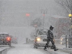 The first snow fell in Tbilisi