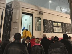 Due to bad weather, the movement of the Zugdidi-Tbilisi train was delayed