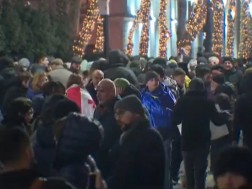 The 19th day of the protest - the action is taking place on Rustaveli Avenue