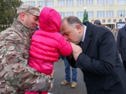 The Minister of Defense congratulated the personnel of the 1st Infantry Brigade on the foundation day of the unit