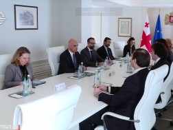 Council of Europe Secretary General Alain Berse meets Irakli Kobakhidze for the second time during his visit to Georgia