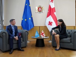 Maka Bochorishvili held an introductory meeting with the Resident Coordinator of the United Nations in Georgia