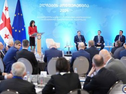 Minister of Foreign Affairs Maka Bochorishvili opened the conference of ambassadors