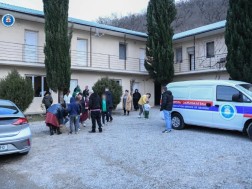 Representatives of the General Prosecutor's Office of Georgia visited the Dzegvi Rehabilitation Center and gave New Year's gifts to the beneficiaries.