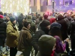 The protest continues on Rustaveli Avenue - the demonstrators honored the memory of the children tragically killed in the occupied Gali with a moment of silence.