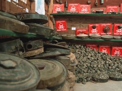 Several hundred anti-tank mines were found in an IKEA warehouse in Poland