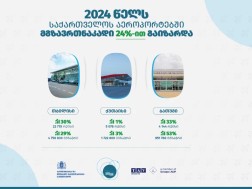 In 2024, Georgian airports served more than 7 million 400 thousand passengers