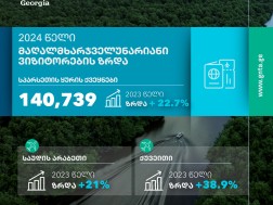 In 2024, visits to Georgia from the Persian Gulf countries will increase significantly
