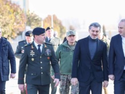 President of Georgia visited the National Defense Academy and the First Infantry Brigade in Gori
